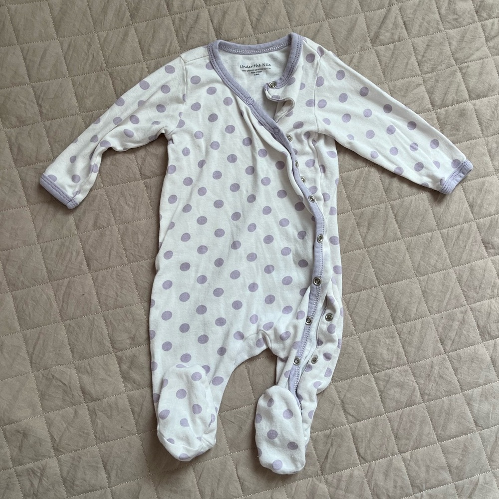 Egyptian Organic Cotton baby onesie 3-6 months - Under the Nile